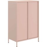 vidaXL Visoka komoda ružičasta 68x39x101,5cm od čelika | shoptok.hr
