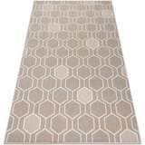 RugsX Preproge Preproga SPRING 20404558 Hexagon niz, zanka - 120x170 cm Bež | Shoptok.si