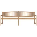 Vrtna klupa 228 x 59,5 x 90 cm od masivne tikovine | Eponuda.com