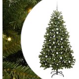 Umjetno božićno drvce s nogom Zelena 210 cm PVC i čelik | shoptok.hr