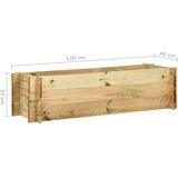  Povišena vrtna gredica za povrće impregnirana borovina 120 cm | Eponuda.com