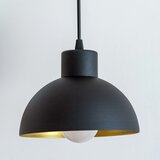  Luster na kablu VESPER 1xE27/15W/230 prečnik 18 cm crna/zlatna | Eponuda.com