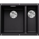 Blanco sudoper SUBLINE 340/160-U InFino SILGRANIT VELIKI BAZEN LIJEVO, bez dalj.upr. - CRNA | shoptok.hr