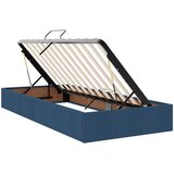 Krevet s madracem i skladištem Plava 100 x 200 cm Baršun | shoptok.hr