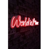 Wallity Zidna LED dekoracija World is Mine, 375 cm, IP67, 12V, Crvena Cene