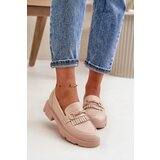 FD1 Women's Moccasins With Decoration Eco Leather Beige Tialorae Cijene