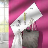 Mömax Stenski Obešalnik Eddy, Bela, Barva Kroma | Shoptok.si