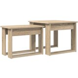  Set stolića za kavu 2 pcs Sonoma hrast Konstruirano drvo | shoptok.hr