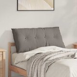  Jastuk za leđa Sivo-smeđa 100 x 19 x 50 cm tkanina | shoptok.hr