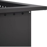  Prsten za vatru Crna 90 x 90 x 25 cm Čelik Slike