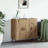 vidaXL Ormarić / Komoda Smeđa 90 x 34 x 80 cm Konstruirano drvo Cijene