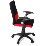 MID.YOU Mladinski Vrtljiv Stol Kiddy Pro Al, Črna, Rdeča | Shoptok.si