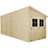 Timbela Lesena vrtna hiša - H244x218x514 cm/10 m2 - Vrtna lopa brez podov - M341A, (21956343) Cene