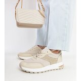 Gemre Beige platform sneakers Lubna | Shoptok.si
