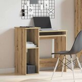 vidaXL Radni stol s policama boja hrasta artisan 84x40x78 cm drveni | shoptok.hr