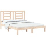  Posteljni okvir iz trdne borovine 150x200 cm, (20794905) | Shoptok.si