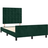  Okvir kreveta bez madraca tamnozeleni 120x200 cm baršunasti | shoptok.hr