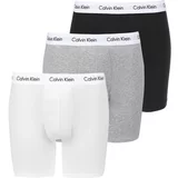 Calvin Klein Underwear Bokserice siva melange / crna / bijela