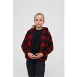 Brandit Children's Teddyfleecejacket Hood Red/Black | shoptok.hr
