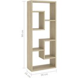 vidaXL Zidna polica boja hrasta sonome 36 x 16 x 90 cm od iverice | shoptok.hr