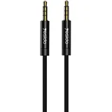 audio kabel (YAU16) – priključak 3,5 mm na priključak 3,5 mm, 3 m – crni