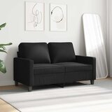  Dvosjed od tkanine crni 120 cm | Eponuda.com