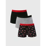LC Waikiki Boxer Shorts - Black - 3-pack