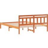 vidaXL konstrukcija postelje rjava 160 x 200 cm trdna borovina | Shoptok.si