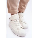 Big Star Women's Padded Platform Trainers White | Shoptok.si