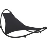 Maison Chic Gugalni Ležalnik - Sončna ležalnik s kolesi jeklo in tekstil črn, (22057626) | Shoptok.si