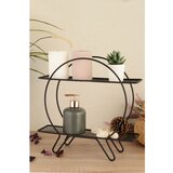 WALLXPERT halka D2K black decorative metal wall shelf Cene