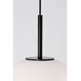 Nova Luce Bela/črna steklena viseča svetilka ø 27 cm Lato – | Shoptok.si