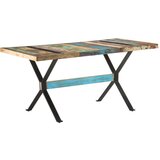 vidaXL Blagovaonski stol 160 x 80 x 76 cm od masivnog obnovljenog drva Cijene