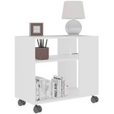  Bočni stolić bijeli 70 x 35 x 55 cm od konstruiranog drva | shoptok.hr