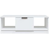  Stolić za kavu bijeli 102 x 50 x 36 cm od konstruiranog drva | Eponuda.com
