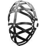 Ouch Ouch! - umjetna kožna maska s kavezom (crna) | shoptok.hr