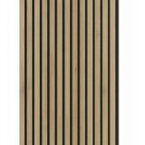 Denpanels akustični panel acu-line temni hrast na melaminskem filcu 260 x 52 cm Cene