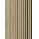 akustični panel acu-line temni hrast na melaminskem filcu 260 x 52 cm