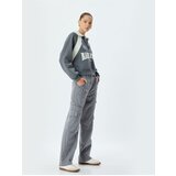 Koton Chino Trousers Cargo Pocket Stitched Detail Buttoned Relaxed Cut | Shoptok.si