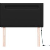  LED glava kreveta Crna 90 cm Lažna koža | Eponuda.ba
