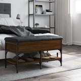 vidaXL klupa za cipele boja hrasta 82x42x45 cm od konstruiranog drva | shoptok.hr