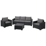 Ketter Baštenski set California 3 Seater Modular grafit cene