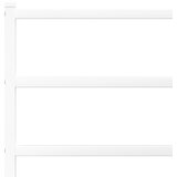  Metalni okvir za krevet s uzglavljem bijeli 135x190 cm | shoptok.hr