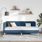  Kutni okvir kreveta Plava 90 x 190 cm tkanina | shoptok.hr