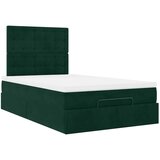  Okvir za krevet s madracima tamnozeleni 120x190 cm baršunasti | Eponuda.com