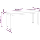  Klupa Siva Sonoma 110 x 35 x 45 cm Konstruirano drvo | shoptok.hr