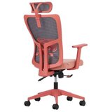 Hanah home Set 2 kancelarijske stolice Lumbar 126 Salmon | ePonuda.com