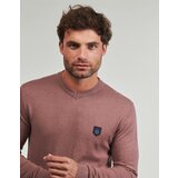 Jack & Jones Puloverji JPRBLURONALDO KNIT V-NECK Vijolična | Shoptok.si