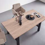 Bessagi Home jedilna miza paulina, barva hrasta, železo | Shoptok.si