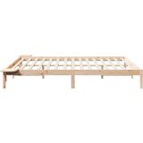  Krevetna konstrukcija s bočnim stolovima Prirodna 180 x 220 cm | shoptok.hr